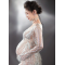 MAT002 Latisha Silver Maternity Dress